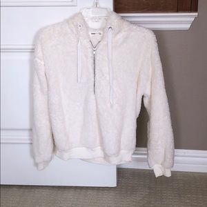 garage plush/fluffy hoodie